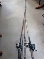 Fishing rod and reel bundle