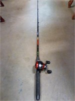 Black eagle Fishing rod and reel