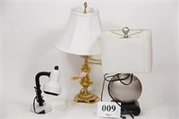 3 ASST. TABLE TOP LAMPS