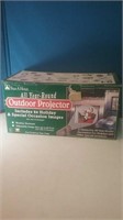 In the Box all year-round outdoor projector
