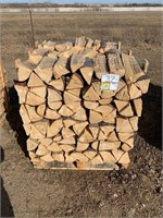 Seasoned Dried Spruce Firewood, Pallet is 44” w x