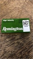 Remington high velocity 50 center fire cartridges