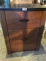 2 DRAWER WOODEN NIGHT STAND