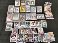 Baseball cards from the 80s-2000s with Rookies