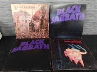 Lot of 4 Black Sabbath Records