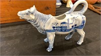 Delft Blue and white cow creamer from Holland
