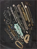 Large Lot Necklaces Costume Jewelry