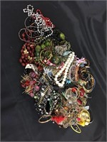 Large Lot of Costume Jewelry for Crafting