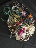 Large Lot of Costume Jewelry for Crafting
