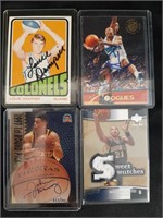 NBA Basketball Signed Cards & Game Jersey Card