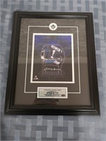 Johnny Bower signed TML framed picture with COA
