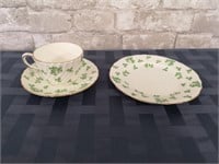 Aynsley Trio cup, saucer and plate.