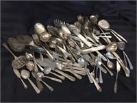 Large Lot of Flatware/Cutlery Mixed