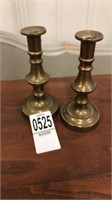 Small candle stick brass? holder at 4 inches