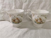 Royal Albert World of Beatrix Potter Cups 1996