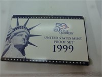 United States Mint Proof Set 1999