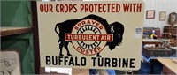 Buffalo Turbine Flange sign - metal
18" x 12"
