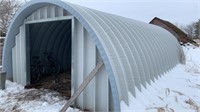 14' x 20' 4" steel shed, NO CONTENTS