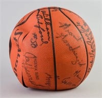 1980's Phoenix Sun Team Signed Basketball
