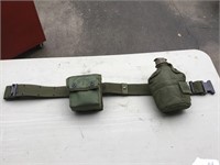 Vintage US Military Medical Belt and Canteen