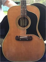Vintage Gower Guitar with Case