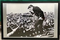 Framed Old Elvis Picture/Poster
