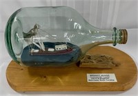 Hand Made Ship in a Bottle