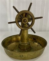 Antique Brass Helm Compass