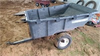 Brinly 17 cu ft Poly Dump Cart ATV