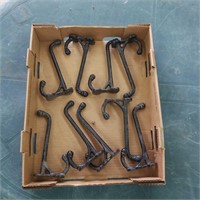 Harness hooks, cast iron