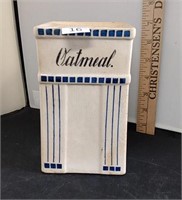 Antique Oatmeal Canister