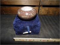 Marble Candle Holder In Box