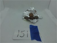 (5) 1941 D wheat pennies