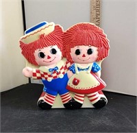 Vintage Raggedy Ann & Andy Bank