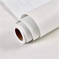 24"x120" White Silk Wallpaper