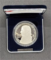 Chief Justice Proof Silver Dollar w Box Papers