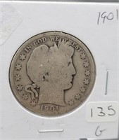 1901 Barber Half Dollar G