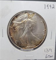 1992 US Silver American Eagle Dollar