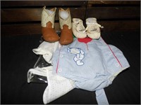 Vintage Baby Clothes & Booties