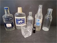 Sun Crest, Pepsi, Coke, & Assorted Vintage Bottles