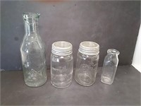 Vintage Milk & Cream Bottle, Antique Sealers