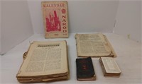 Ukrainian bible, books and calendar