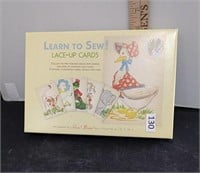 Learn To Sew Lace Up Cards