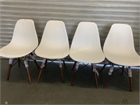 4 White Chairs