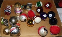Lot of Pool Ball & Other Ornaments