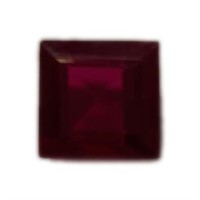Genuine 5.82 Ct Princess Cut Ruby Cert. Gemstone
