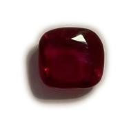 Genuine 7.77 ct Cushion Cut Ruby Cert. Gemstone