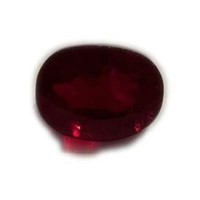Genuine 7.97 ct Oval Cut Ruby Certified Gemstone