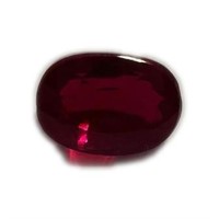 Genuine 8.12 ct Oval Cut Ruby Certified Gemstone