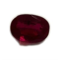 Genuine 7.02 ct Oval Cut Ruby Certified Gemstone